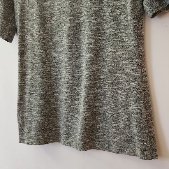 Jennifer Lopez Y2k Gray Studded V-Neck Tee with Cutouts womens size medi… - Picture 9 of 13